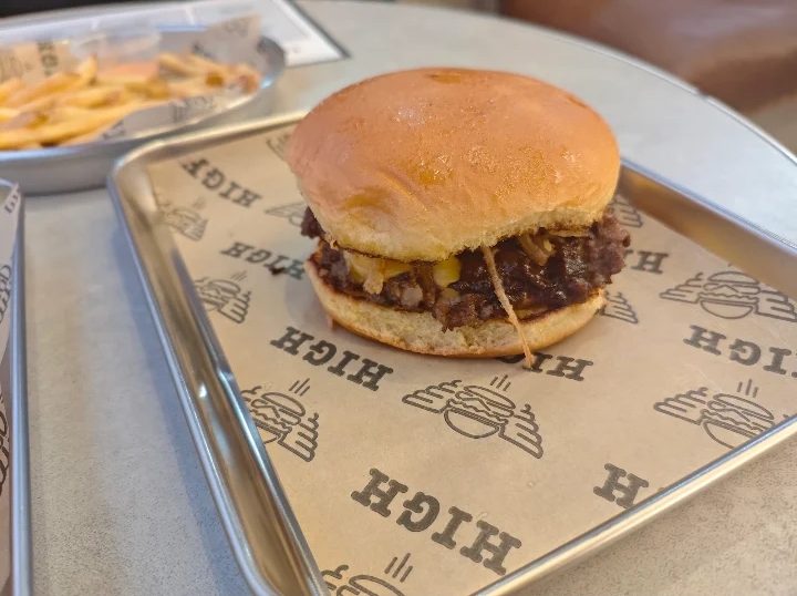Photo from yppp 180: a High Joint burger on a tray